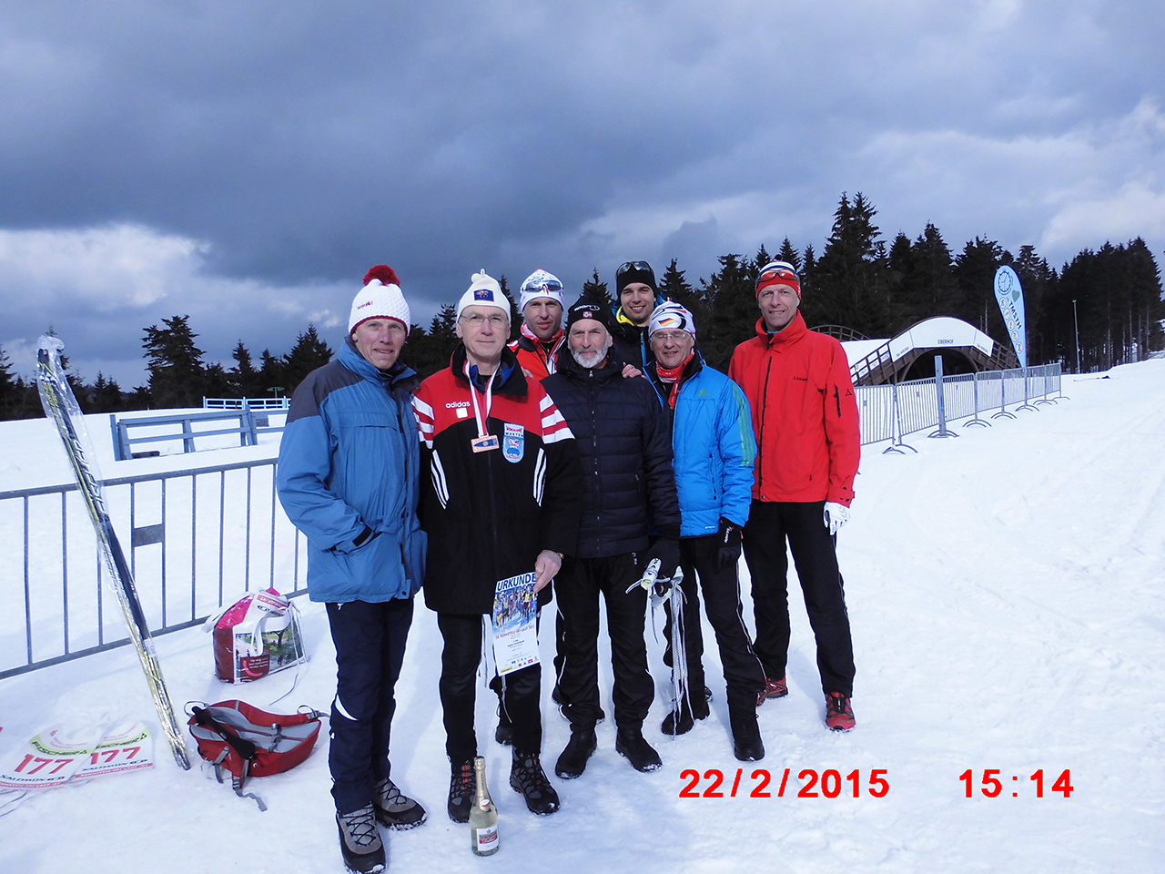 Stadtmeisterschaft 25.02.2015 Langlauf Oberhof 
